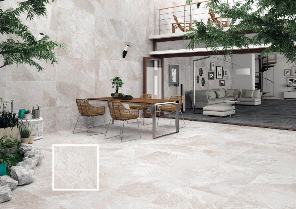 Carrelage - Ambiente - Axis White 60X60 - Carrelage haut de gamme toulouse cbe caro bati excellence